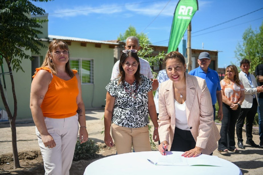 Roca: más viviendas e infraestructura para familias de Chacra Monte